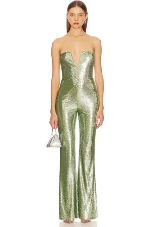 Lovers And Friends Siobhan sequin jumpsuit en color verde talla M en - Green. Talla M (también en S).
