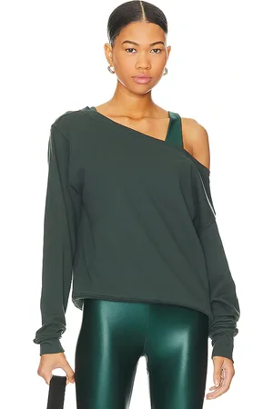 Spiritual Gangster Sudadera vida en color verde oscuro talla M en - Dark Green. Talla M (también en S, XS).
