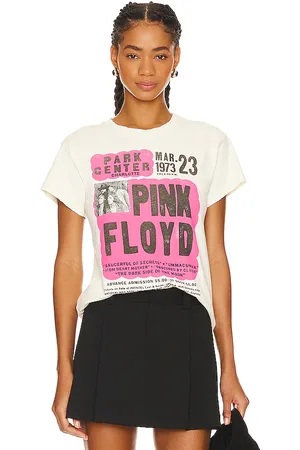 DAYDREAMER Camiseta pink floyd 1973 flyer tour en color ivory talla L en - Ivory. Talla L (también en XL).