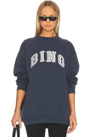 ANINE BING Sudadera tyler en color talla XL en - Navy. Talla XL (también en XS).
