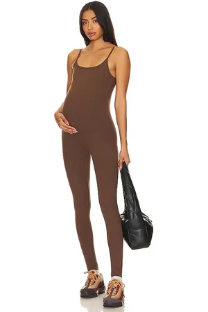Bumpsuit Rib maternity unitard en color talla M en - Brown. Talla M (también en XL, XS).