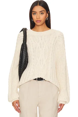Free People Suéter de punto trenzado frankie en color talla S en - . Talla S (también en XS).