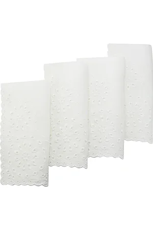 Chefanie Servilletas white eyelet dinner napkins set of 4 en color blanco talla all en N/A - White. Talla all.