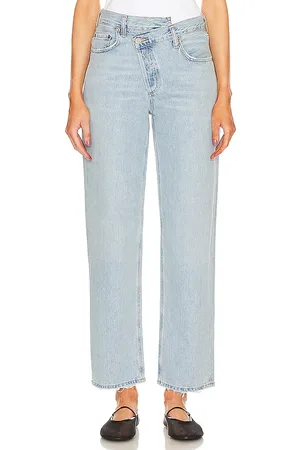 AGOLDE Pierna recta criss cross en color denim claro talla 32 en - Denim-Light. Talla 32 (también en 33, 34).