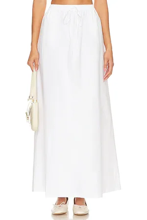 AEXAE Falda larga utilitaria en color talla M en - White. Talla M (también en S).