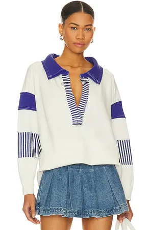 Free People X we the free clean prep polo en color ivory talla L en - Ivory. Talla L (también en M, S, XL, XS).