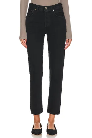 AGOLDE Talle medio, cónico y delgado austin en color negro talla 23 en - Black. Talla 23 (también en 32, 33, 34).