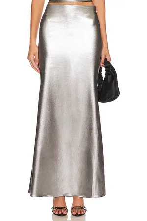 ROTATE Falda en color metálico talla 32 en - Metallic Silver. Talla 32 (también en 36).
