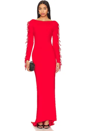 NBD Vestido largo simone en color rojo talla S en - Red. Talla S (también en XL, XS, XXS).