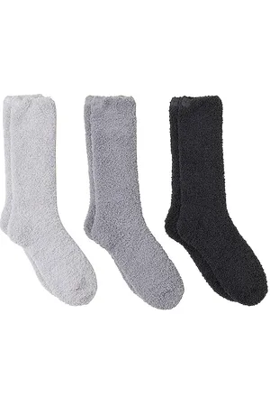 Barefoot Dreams Conjunto de calcetines cozychic 3 pair sock set en color multi talla all en - Multi. Tall