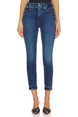 GOOD AMERICAN Jeans ajustados good legs crop en color denim-dark talla 20 en - Denim-Dark. Talla 20 (también en 24).