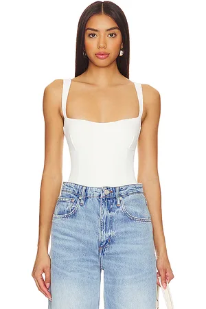 GOOD AMERICAN Cuerpo del tanque de buceo en color blanco talla 2X en - White. Talla 2X (también en 3X, 4X, 5X, L, M, S, XL, XS)