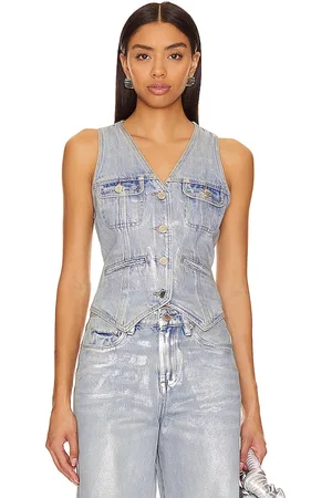 Chaleco denim best sale mujer