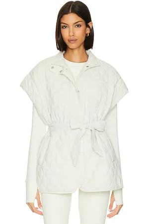 Beach Riot Chaleco plumífero glenn en color crema talla L en - Cream. Talla L (también en M, S).