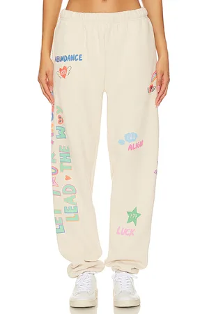 The Mayfair Group Pantalón deportivo angels all around you en color talla L/XL en - Cream. Talla L/XL (también en M/L, S
