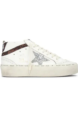 Golden Goose Zapatilla deportiva hi mid star en color blanco talla 35 en White Silver & Brown - White. Talla 35 (también en 36, 37, 38