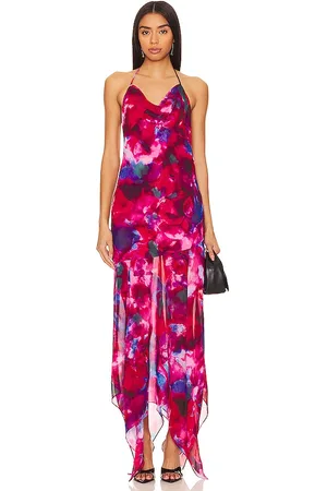 Lovers And Friends Maxivestido phoenix en color fucsia talla S en - Fuchsia. Talla S (también en M, XS).