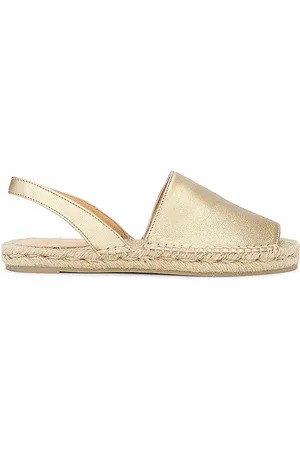 Castaner Alpargata paulina en color metálico talla 36 en - Metallic Gold. Talla 36 (también en 37, 38, 39, 40).