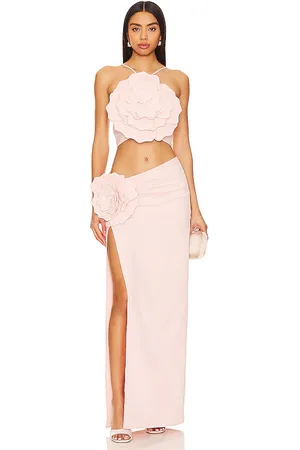 Lovers And Friends Vestido largo artemis en color rose talla L en - Rose. Talla L (también en M).