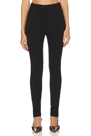 Rue Sophie Leggins ponti con abertura lateral en color talla M en - Black. Talla M (también en XS).