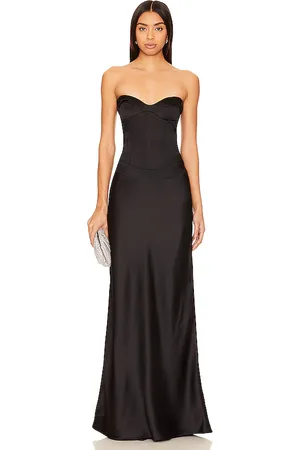 Anna October Maxivestido delancy en color talla M en - Black. Talla M (también en S, XL).