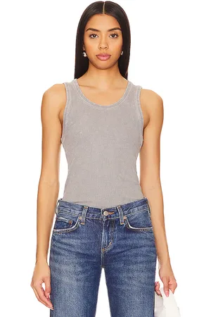 AGOLDE Camiseta tirantes poppy en color gris talla L en - Grey. Talla L (también en XL).