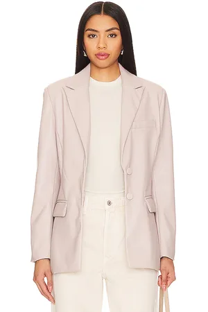 Steve Madden Chaqueta de cuero sintético aria en color talla L en - Lavender. Talla L (también en M).