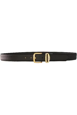 AUREUM Cinturón francés de cuerda y dorado en color talla M/L en - Black. Talla M/L (también en XS/S).