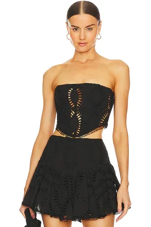 CHARO RUIZ IBIZA Top corsé sting en color negro talla S en - Black. Talla S (también en L).