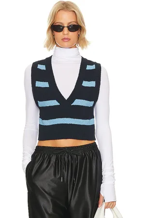 Free People Chaleco santa monica en color azul marino talla S en - Navy. Talla S (también en XS).