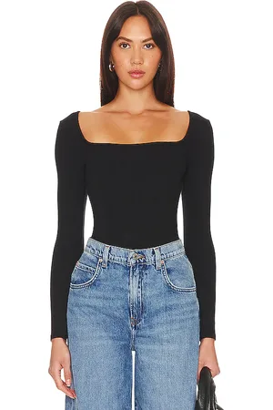 Black Textured Glitter Strappy Bodysuit