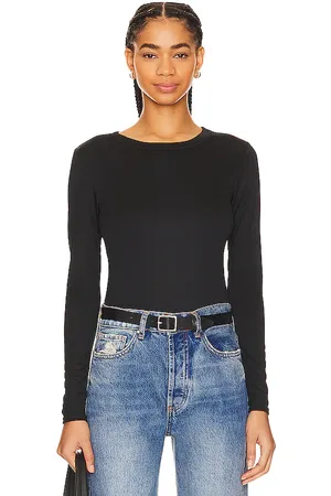 ANINE BING Jane top en color talla M en - Black. Talla M (también en S, XS).