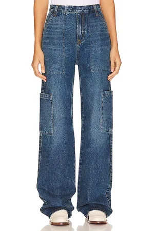 GRLFRND Vaqueros cargo elyse trouser en color azul talla 24 en - Blue. Talla 24 (también en 25, 26, 27, 28).