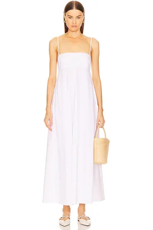Bondi Born Vestido midi piedmont en color blanco talla L en - White. Talla L (también en XL/1X).