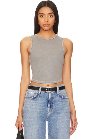AGOLDE Camiseta tirantes nova en color gris talla L en - Grey. Talla L (también en M, XL).