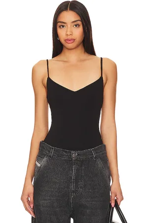 AFRM Body ester en color negro talla 1X en - Black. Talla 1X (también en 3X, XL).
