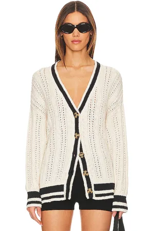 Sanctuary Sport stripe cardi en color crema talla L en - Cream. Talla L (también en S, XS, XXL, XXS).