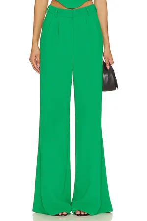 Amanda Uprichard Pantalones jane en color verde talla M en - Green. Talla M (también en XS).