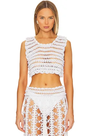 CeliaB Top corto baffin en color talla S en - White. Talla S (también en L).