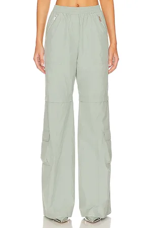 Amanda Uprichard Pantalones gia en color talla M en - Sage. Talla M (también en L, S, XL).