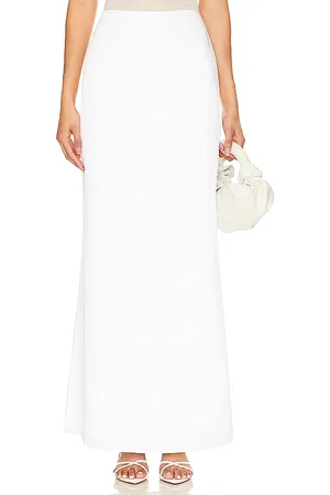 Lovers And Friends Falda maxi cosima en color talla L en - White. Talla L (también en M, S, XL).
