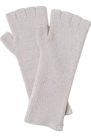 Barefoot Dreams Guantes cozychic lite fingerless gloves en color gris claro talla all en - Light Grey. Talla all.