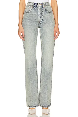 GRLFRND Melanie high rise boot cut en color azul talla 23 en - Blue. Talla 23 (también en 24, 30, 31, 32).