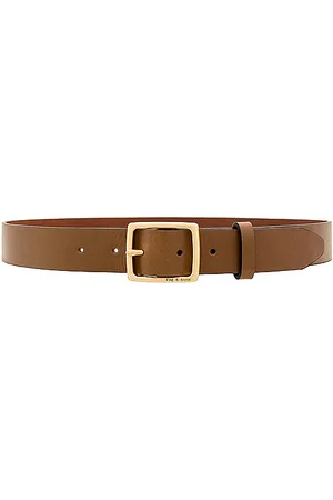 RAG&BONE Cinturón boyfriend en color marrón talla L en - Brown. Talla L (también en M, XS).