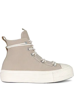 Converse Zapatilla deportiva all star lift en color beige talla 10 en Nutty Granola Egret & Fossilized - Beige. Talla 10 (también en 10.5