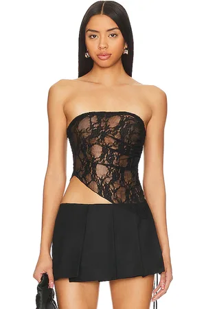 superdown Lucy top en color talla L en - Black. Talla L (también en M, XL).