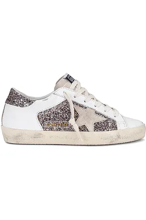 Golden Goose Zapatilla deportiva super star en color blanco talla 35 en Glitter White & Seed Pearl - White. Talla 35 (también en 40).