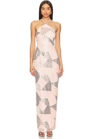 Lovers And Friends Maxivestido ariel en color talla M en - Pink. Talla M (también en XL).