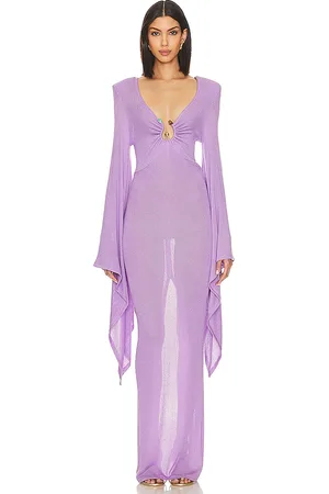 Bronx and Banco Maxivestido talia en color lavanda talla L en - Lavender. Talla L (también en M, S).