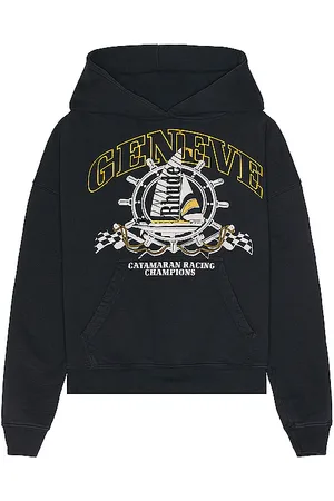 Rhude Sudadera en color negro talla L en - Black. Talla L (también en M, XL/1X).